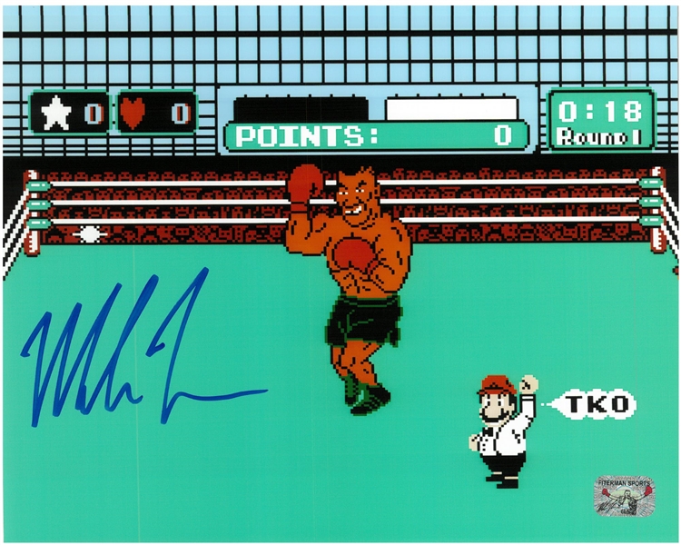 Mike Tyson Autographed 8x10