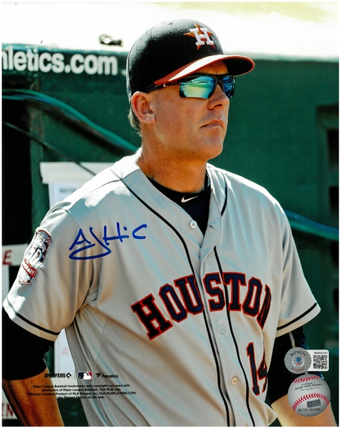A.J. Hinch Autographed 8x10