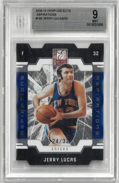Jerry Lucas BGS 9 2009-10 Donruss Elite /32