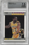 Magic Johnson BGS 7.5 1987-88 Fleer