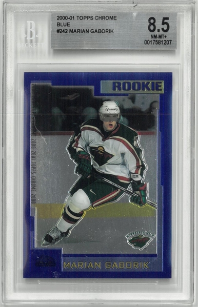 Marian Gaborik BGS 8.1 2000/01 Topps Chrome