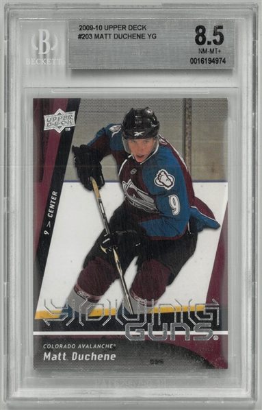 Matt Duchene BGS 8.5 2009-10 Upper Deck