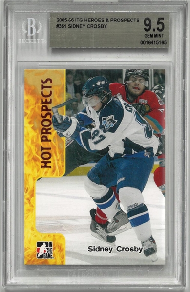 Sidney Crosby BGS 9.5 2005/06 ITG Heroes & Prospects