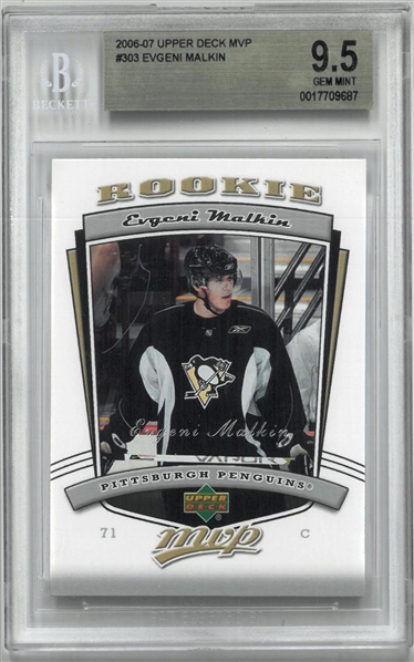 Evgeni Malkin BGS 9.5 2006/07 Upper Deck MVP