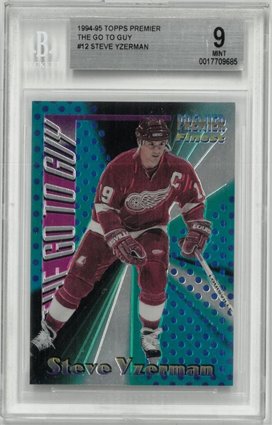 Steve Yzerman BGS 9 1994/95 Topps Premier