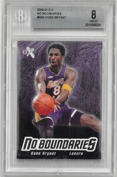 Kobe Bryant BGS 8 2000-01 E-X