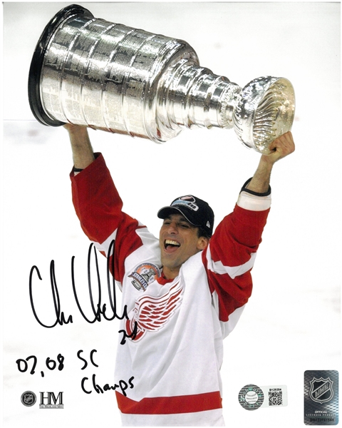 Chris Chelios Autographed 8x10 w/ HOF