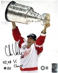 Chris Chelios Autographed 8x10 w/ HOF