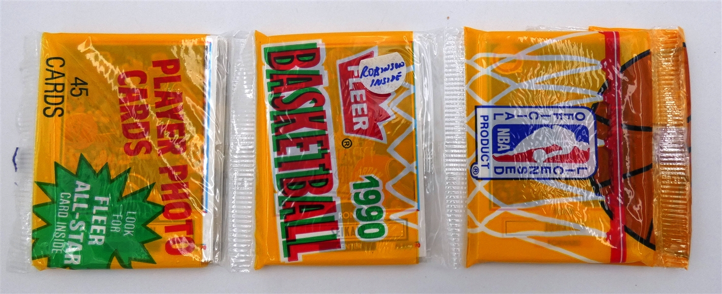 1990/91 Fleer Basketball Rack Pack