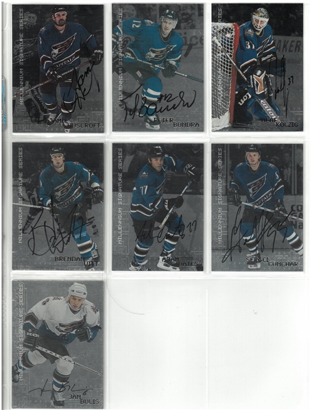 Washington Capitals Autographed Card Lot