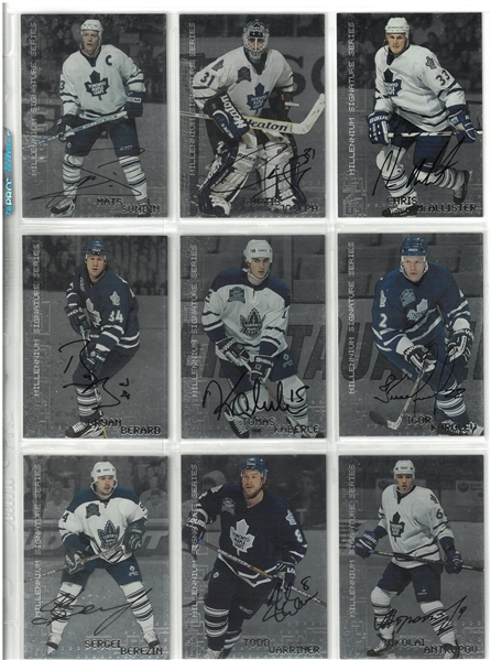 Toronto Maple Leafs Autographed Card Lot
