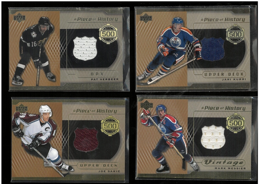 2000-01 Upper Deck SPx 500 Goal Club Lot