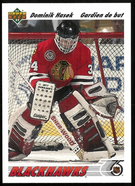 Dominik Hasek 1991-92 Upper Deck French