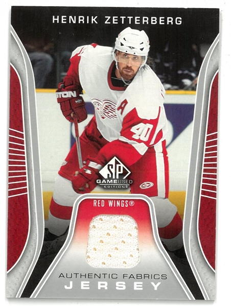 Henrik Zetterberg 2006-07 SP Game Used
